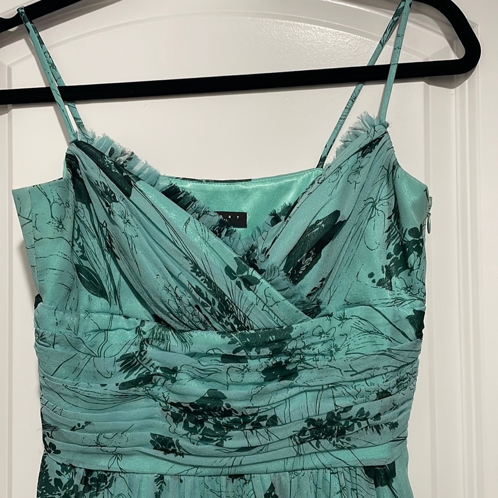 Sea foam/ teal and black dress by Laundry